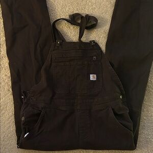 Carhartt Dark Overalls with Pockets